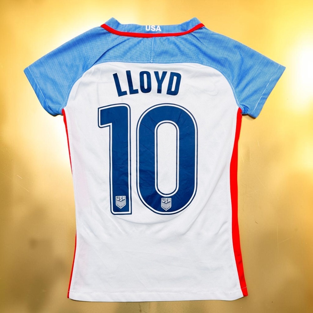 Nike USA National Jersey Carli Lloyd 10 Women's Size Small Red White & Blue 2016